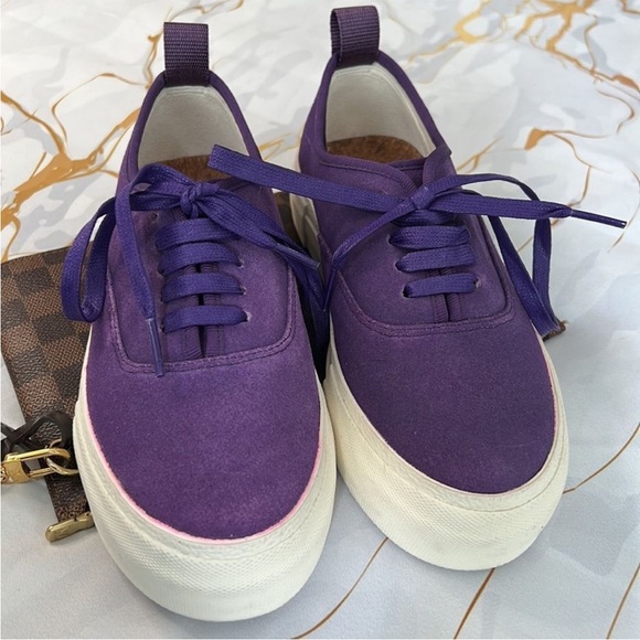 * Eytys Mother suede sneakers with white platform - Picture 9 of 10